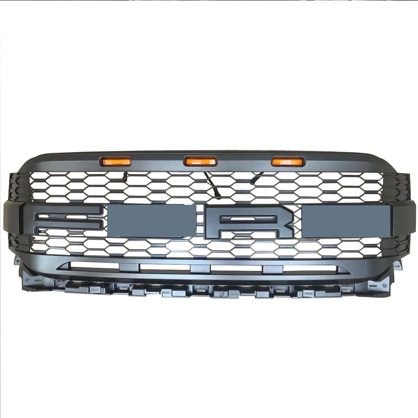 Parrilla Para Ford F150 Raptor 2021 2022 2023 Reemplazo De Parrilla Con Luces LED Y Letras Negro Mate