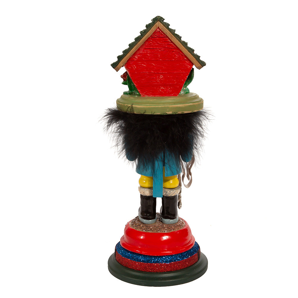 14 Inch Dog House Hat Nutcracker - Tampa Home & Garden Store
