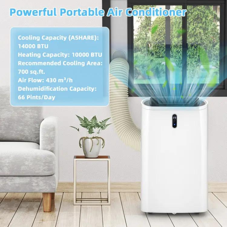14,000 BTU Smart Portable AC – App & WiFi - Tampa Home & Garden Store