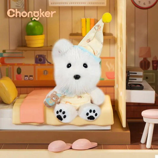 Abalorios Perritos Westie- Colgante Kawaii para Bolsos de Adolescentes