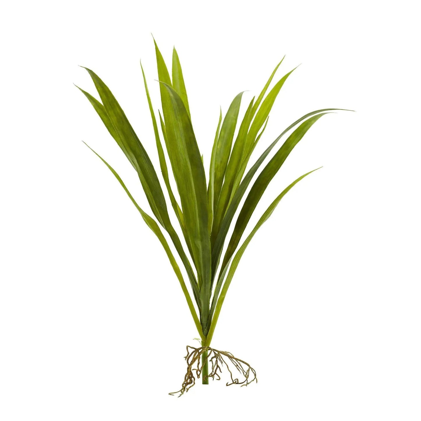 Grass artificial plant 15in tall with green blades, Nearly Natural, set of six on Tampa Home & Garden Store