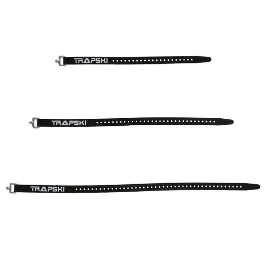 15 inch aluminum buckle tension strap TRAPSKI, black set of 3 on Tampa Home & Garden Store