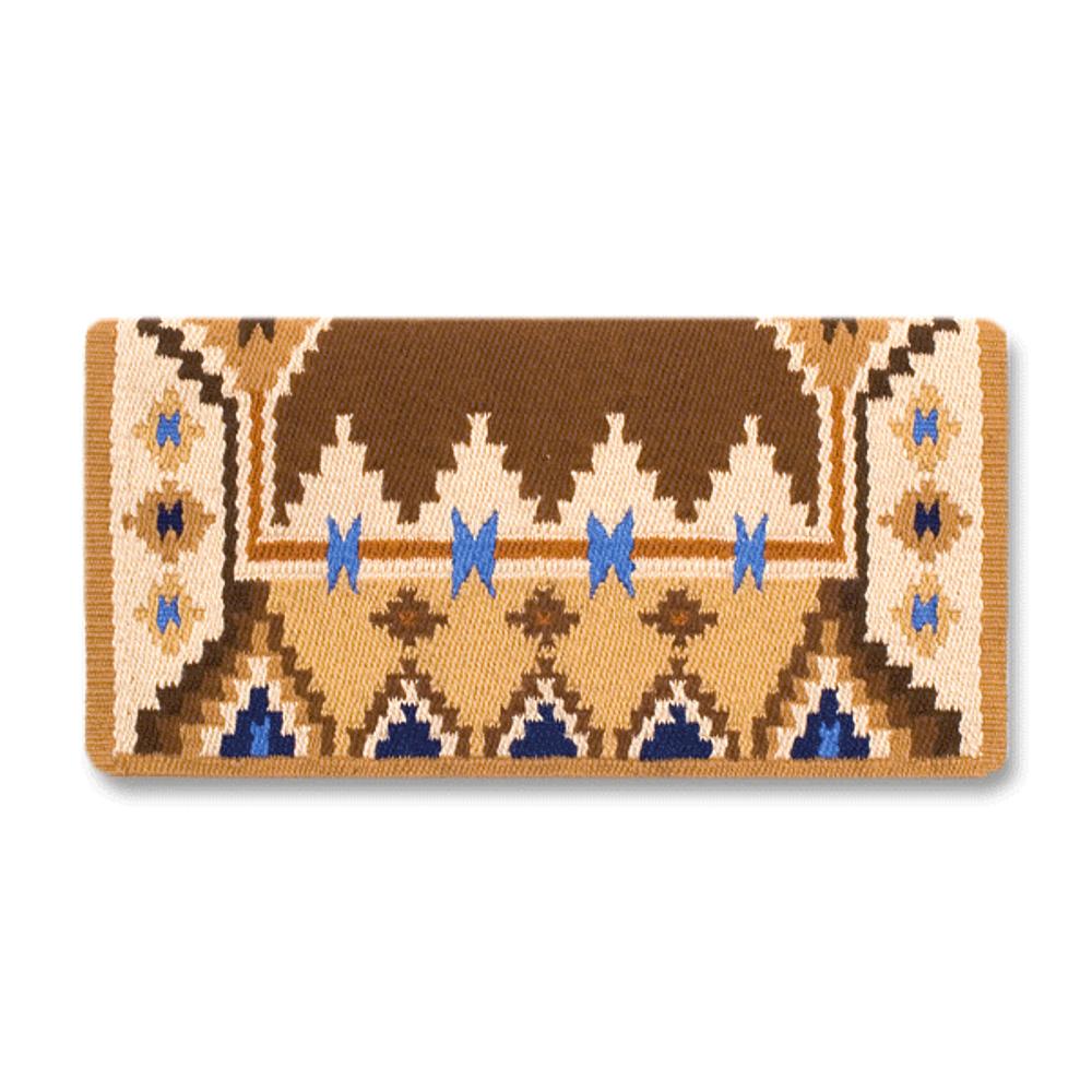 Couverture de selle en laine chocolatée Mayatex 1465-3 Enchanted Pines CHOCOLAT