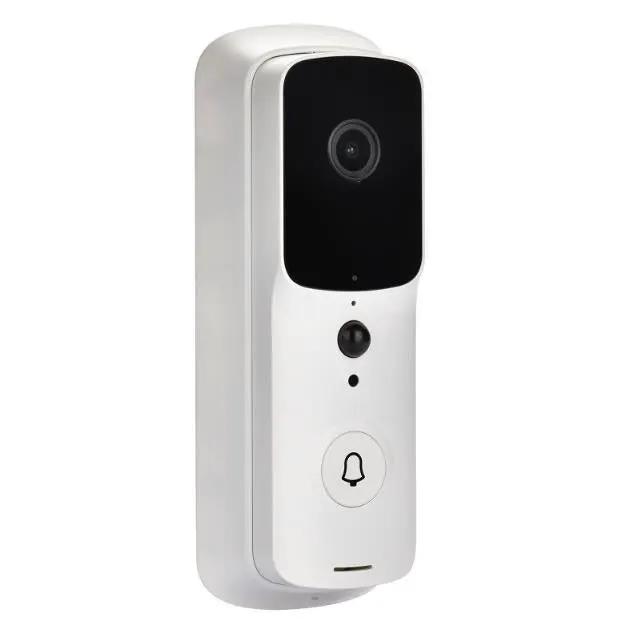 Smart WiFi video doorbell with black front panel, night vision camera on Tampa Home & Garden Store