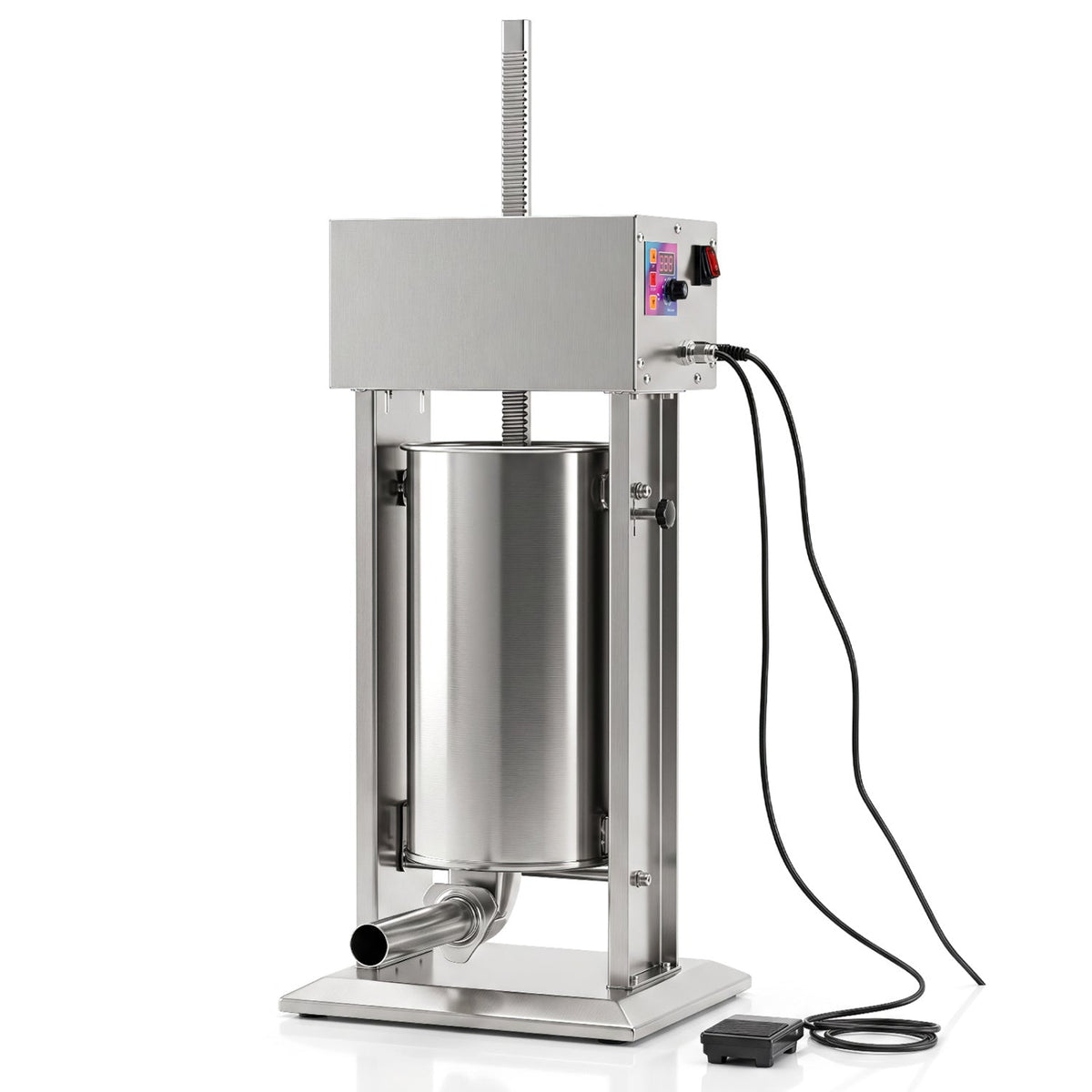 DirectDeals 15L Electric Sausage Stuffer with 4 Tubes stainless steel vertical, foot pedal on Tampa Home & Garden Store