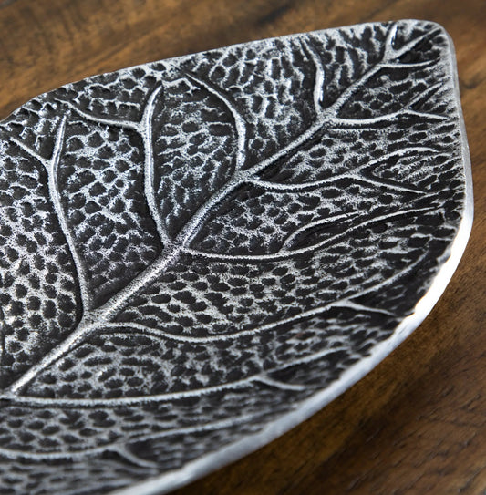 16” Antique Leaf Decorative Accent - Tampa Home & Garden Store
