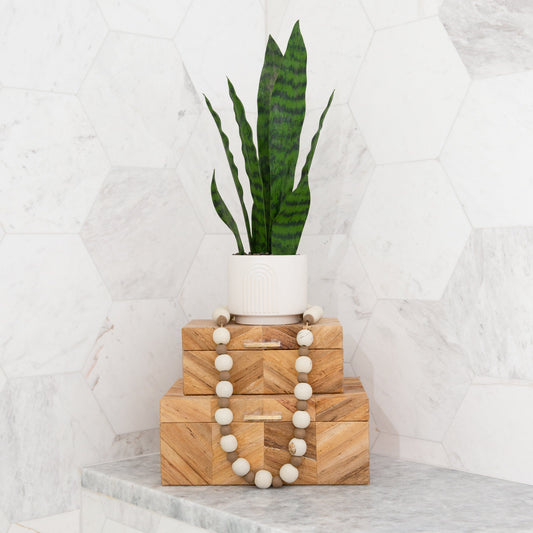 16" Artificial Sansevieria Snake Plant with Decorative Planter - Tampa Home & Garden Store