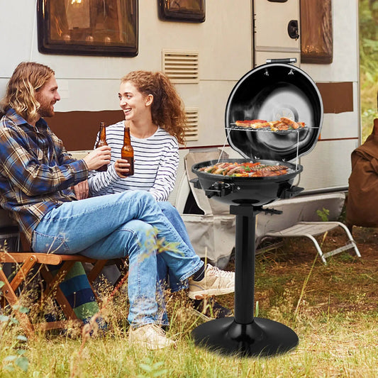 1600W Electric BBQ Grill with Removable Non-Stick Warming Rack - Tampa Home & Garden Store