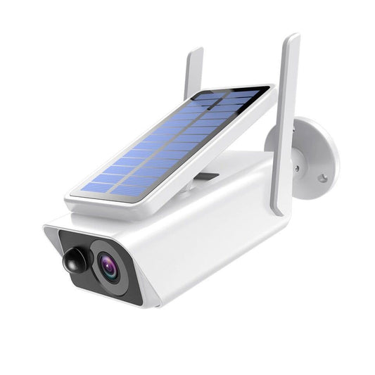 Wireless Wifi Solar Rechargeable Battery Camera white with wall mount by Sell My Stuff on Tampa Home & Garden Store