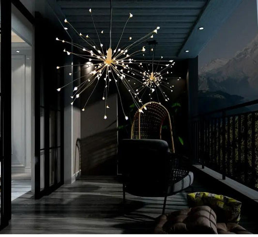 New Solar Firework Light Led Explosion Light Room Starry Decoration Light - Tampa Home & Garden Store