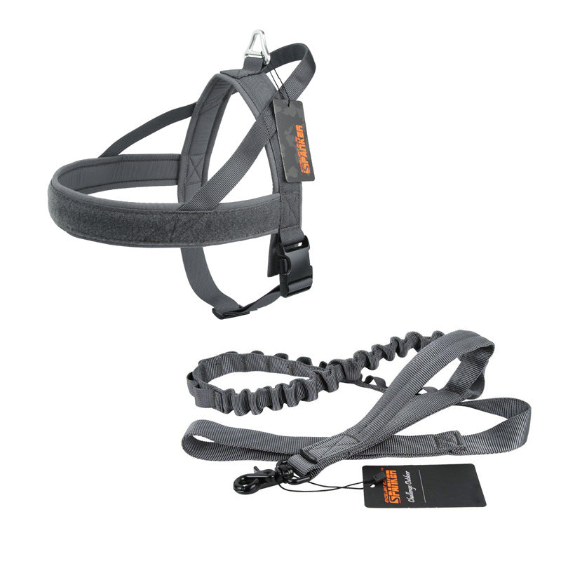Pet Zen dog harness and gray leash set for large and medium dogs on Tampa Home & Garden Store
