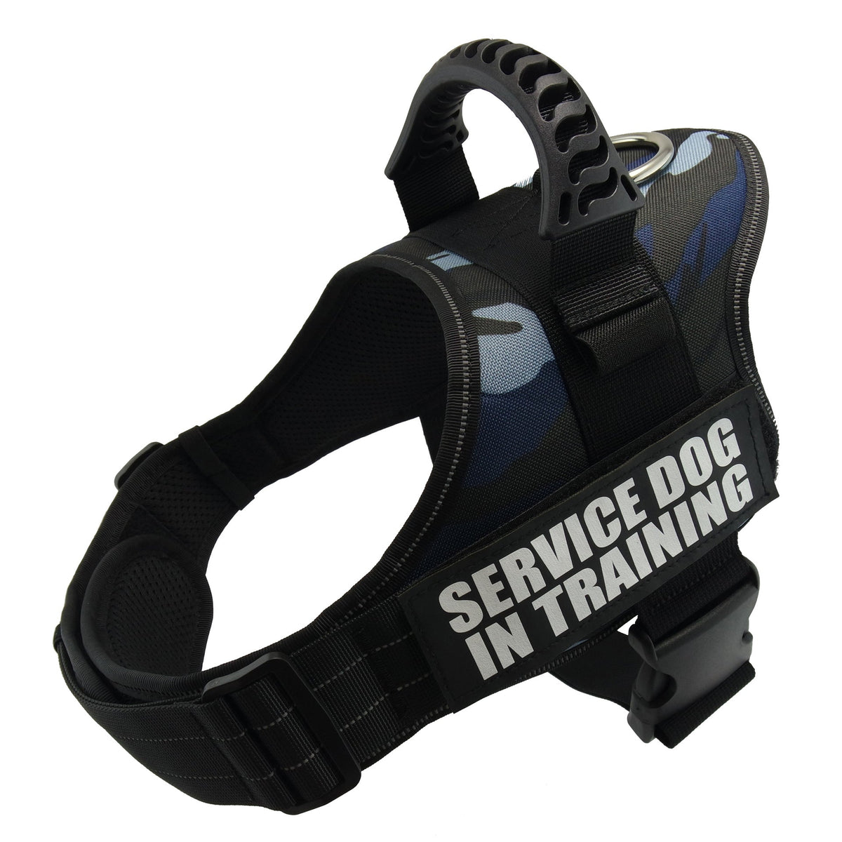 Pet Zen K9 dog harness camouflage nylon vest with top handle, reflective adjustable straps on Tampa Home & Garden Store