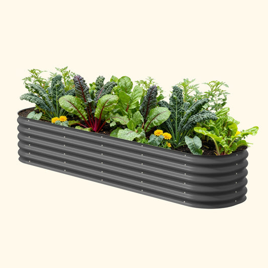 17" Tall Large Raised Garden Bed 9 in 1 Modular Metal - Tampa Home & Garden Store