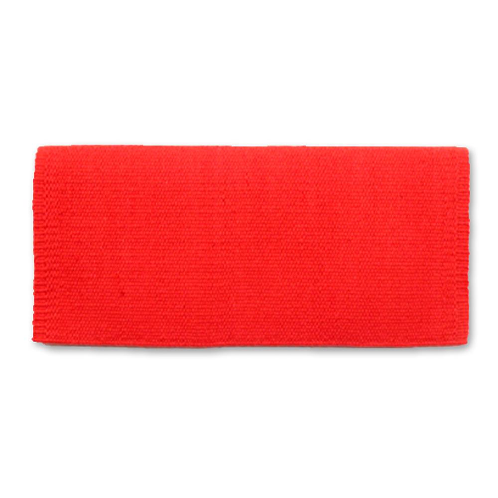 Manta de silla de montar de lana de Nueva Zelanda 1314-67 San Juan Solid Coral 36x34