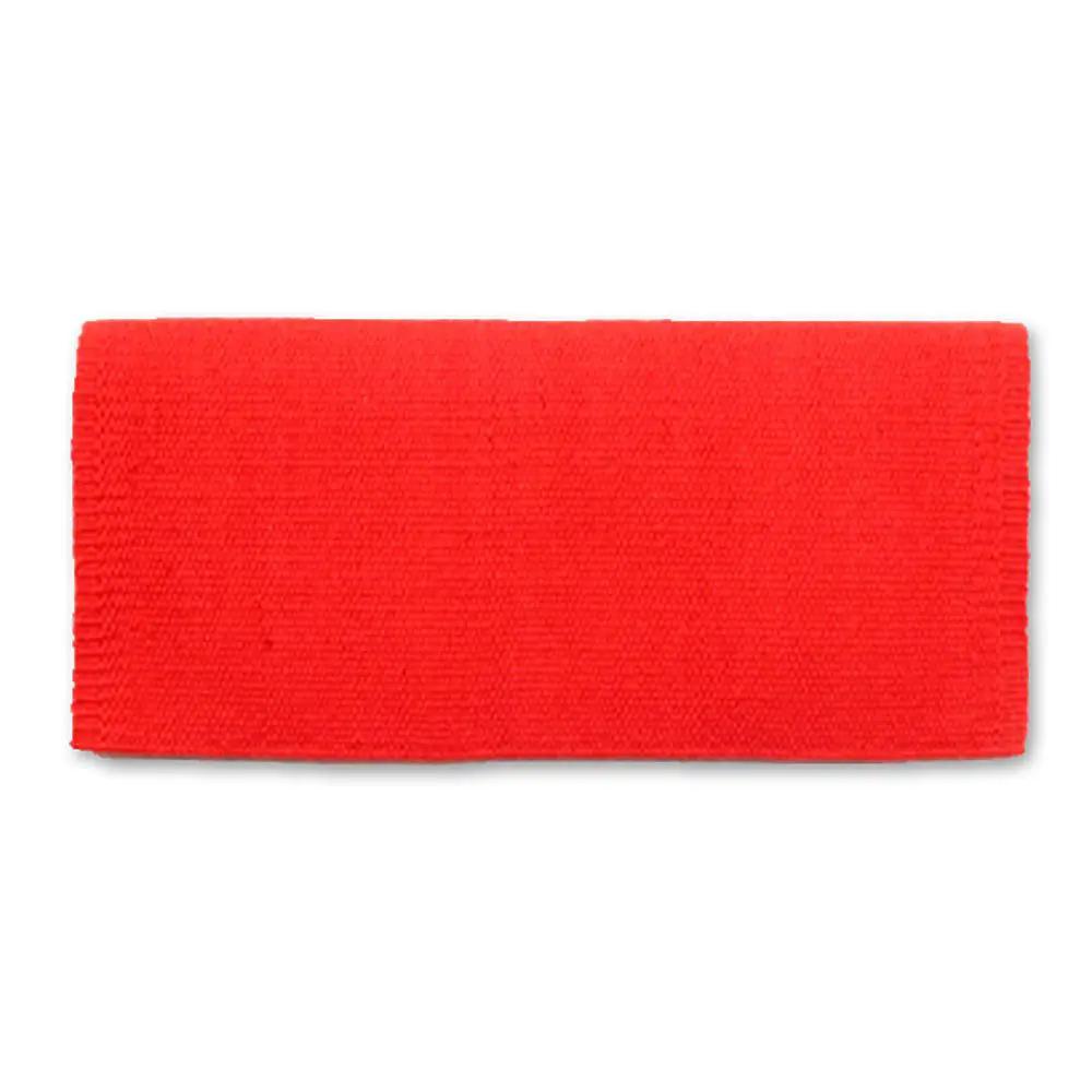 San Juan Solid Coral Saddle Blanket 36x34 Wool Mayatex on Tampa Home & Garden Store