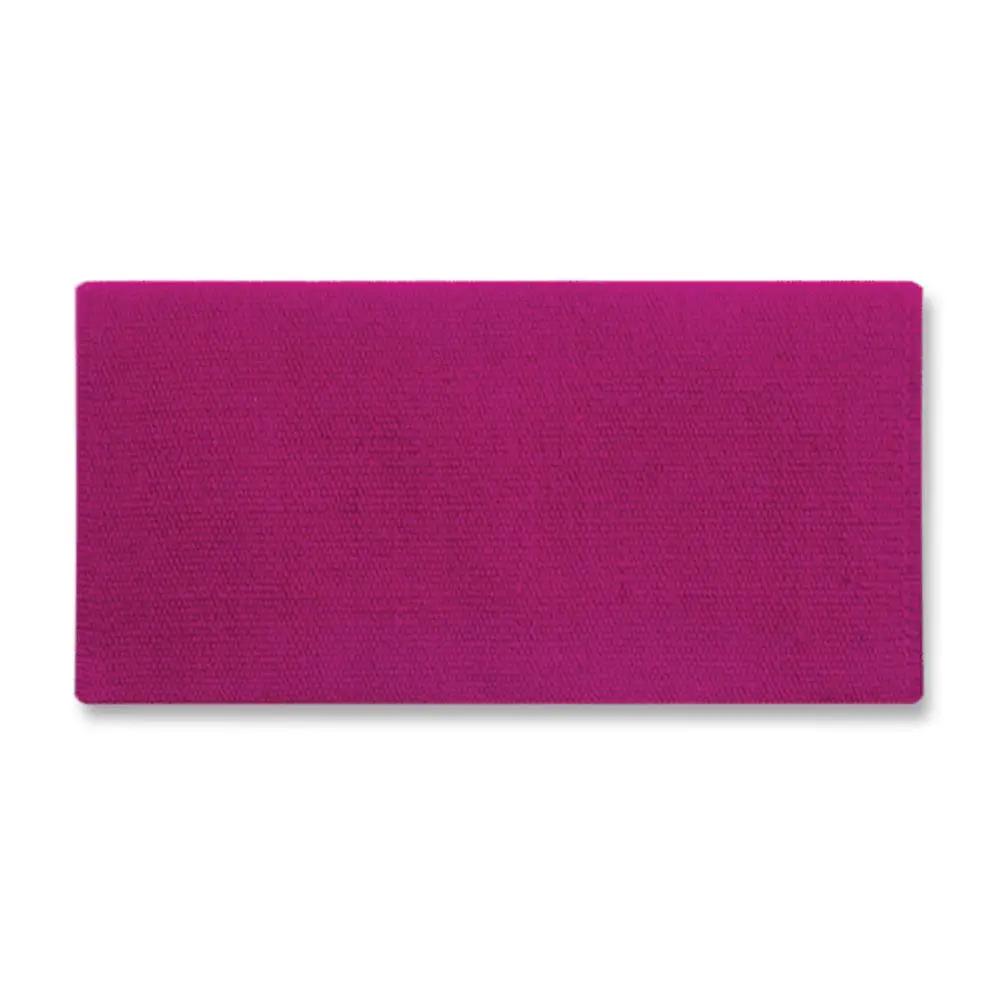 San Juan Raspberry Wool Saddle Blanket solid raspberry color for tack & supplies on Tampa Home & Garden Store