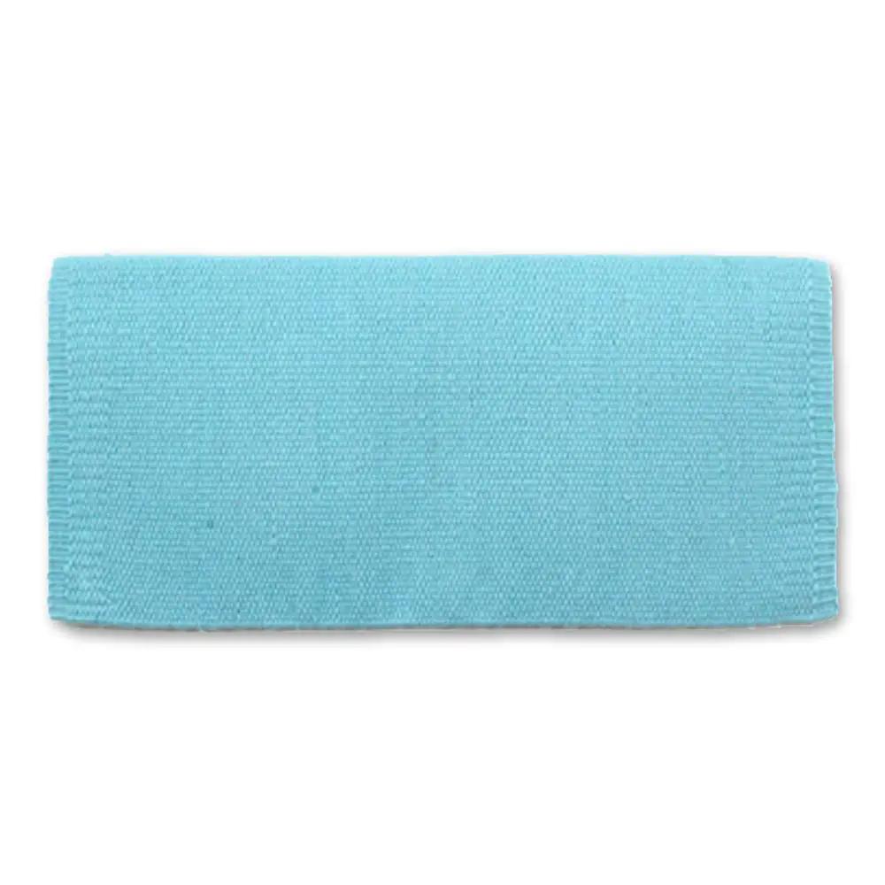 San Juan Aqua NZ Wool Saddle Blanket 34x30 by Mayatex for tack & supplies on Tampa Home & Garden Store