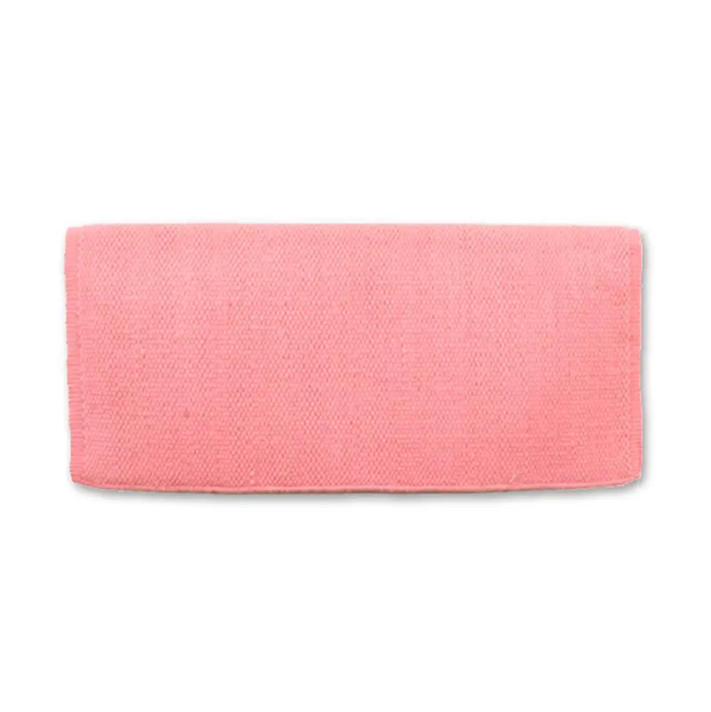 Mayatex San Juan solid saddle blanket Sweet Pink 38x34 on Tampa Home & Garden Store