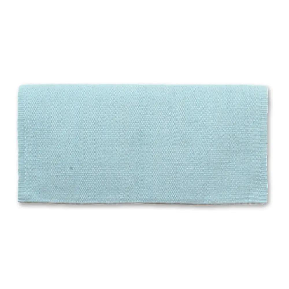 San Juan Crystal Ice Blue wool saddle blanket Mayatex on Tampa Home & Garden Store
