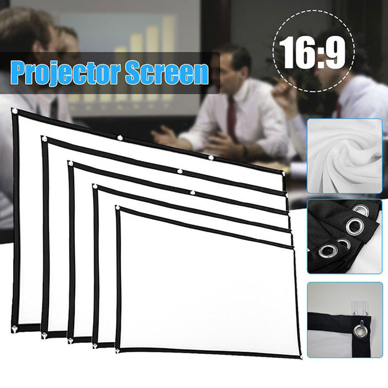 Shadow screen projector screen white multi-panel setup 16:9 on Tampa Home & Garden Store
