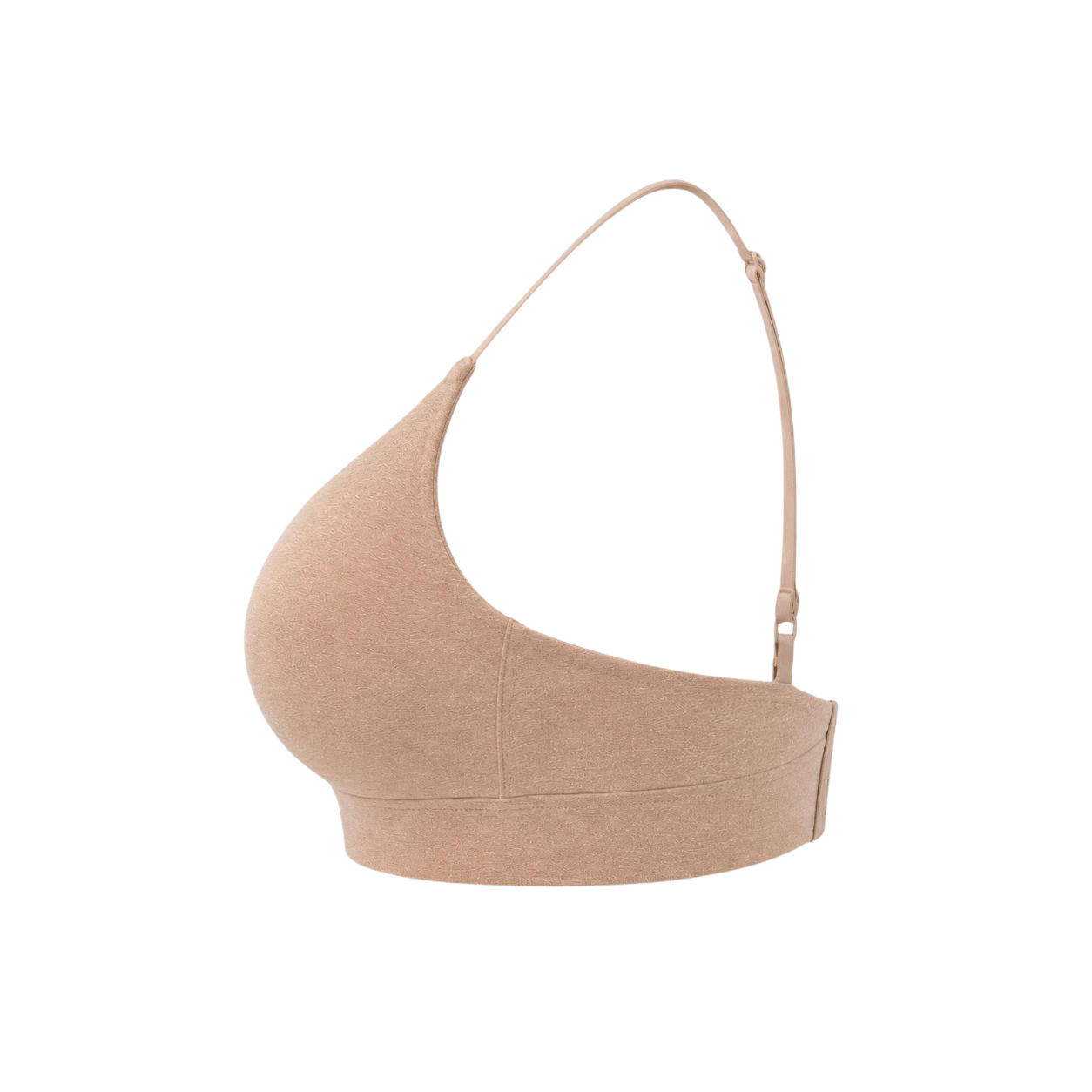 Seamless hemp bra with removable pads by Net Positive in nude beige on Tampa Home & Garden Store