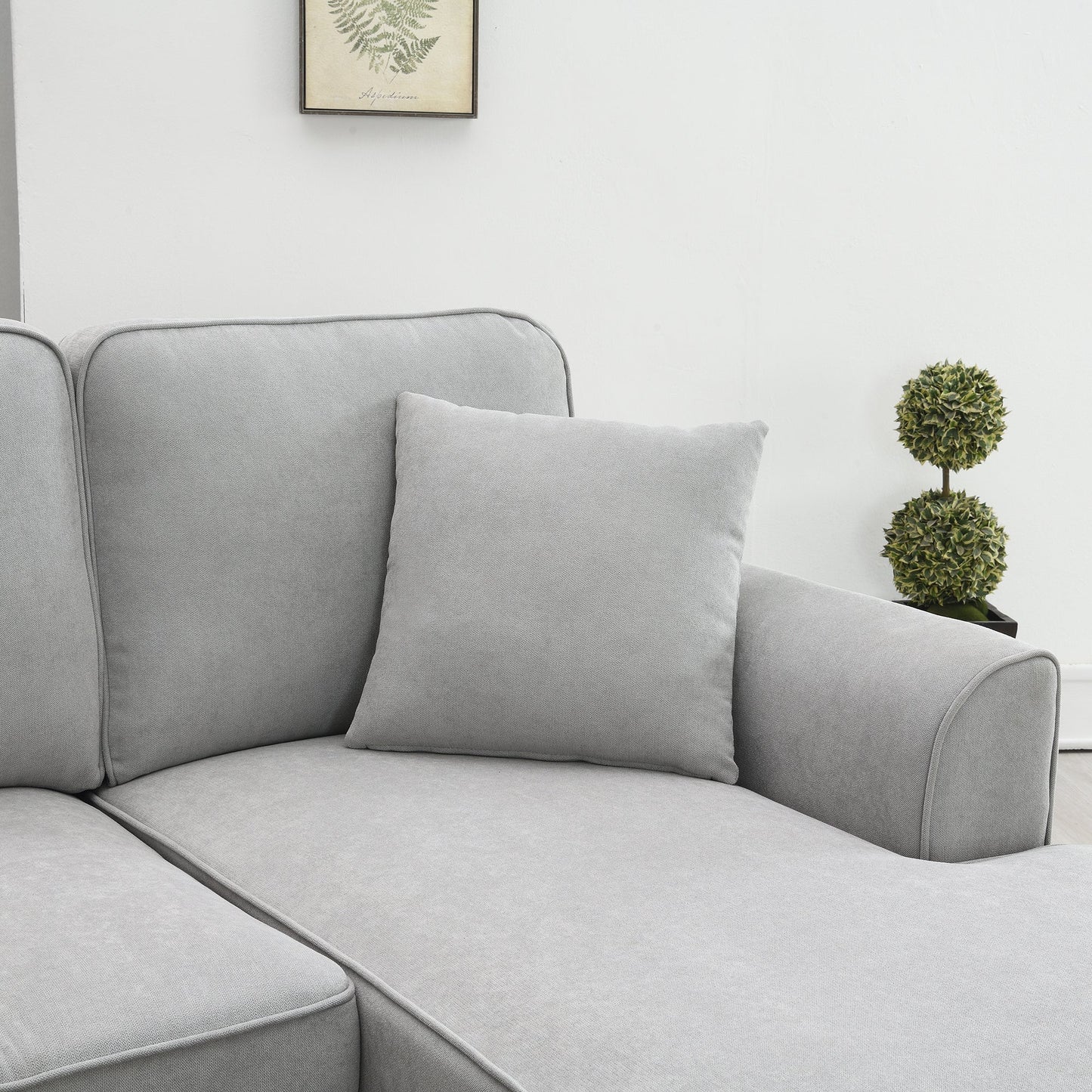 108 By 85.5 Inches Modern U Shape Sectional Sofa