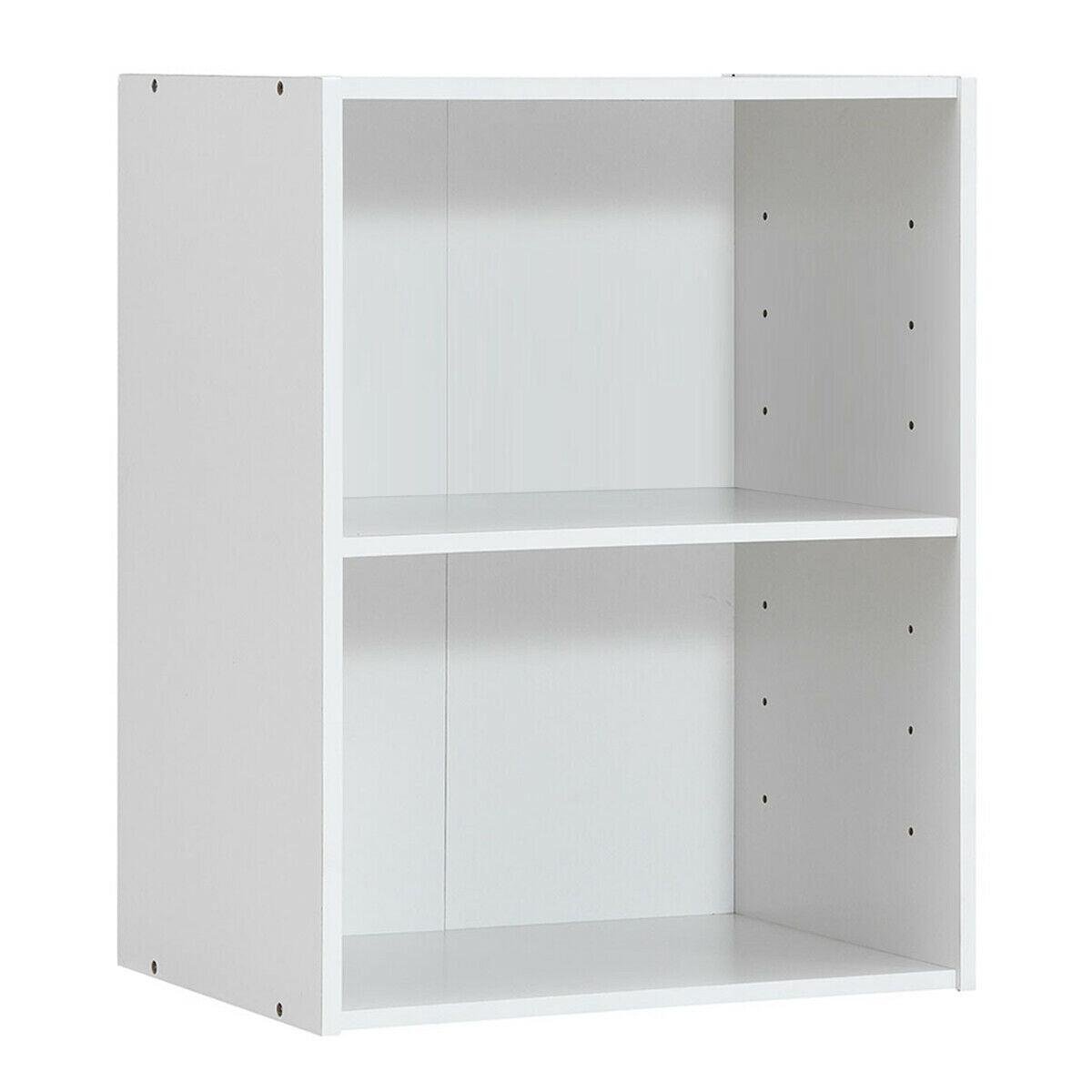 2-Tier Display Cabinet with Storage White finish MDF construction Display Hutches on Tampa Home & Garden Store