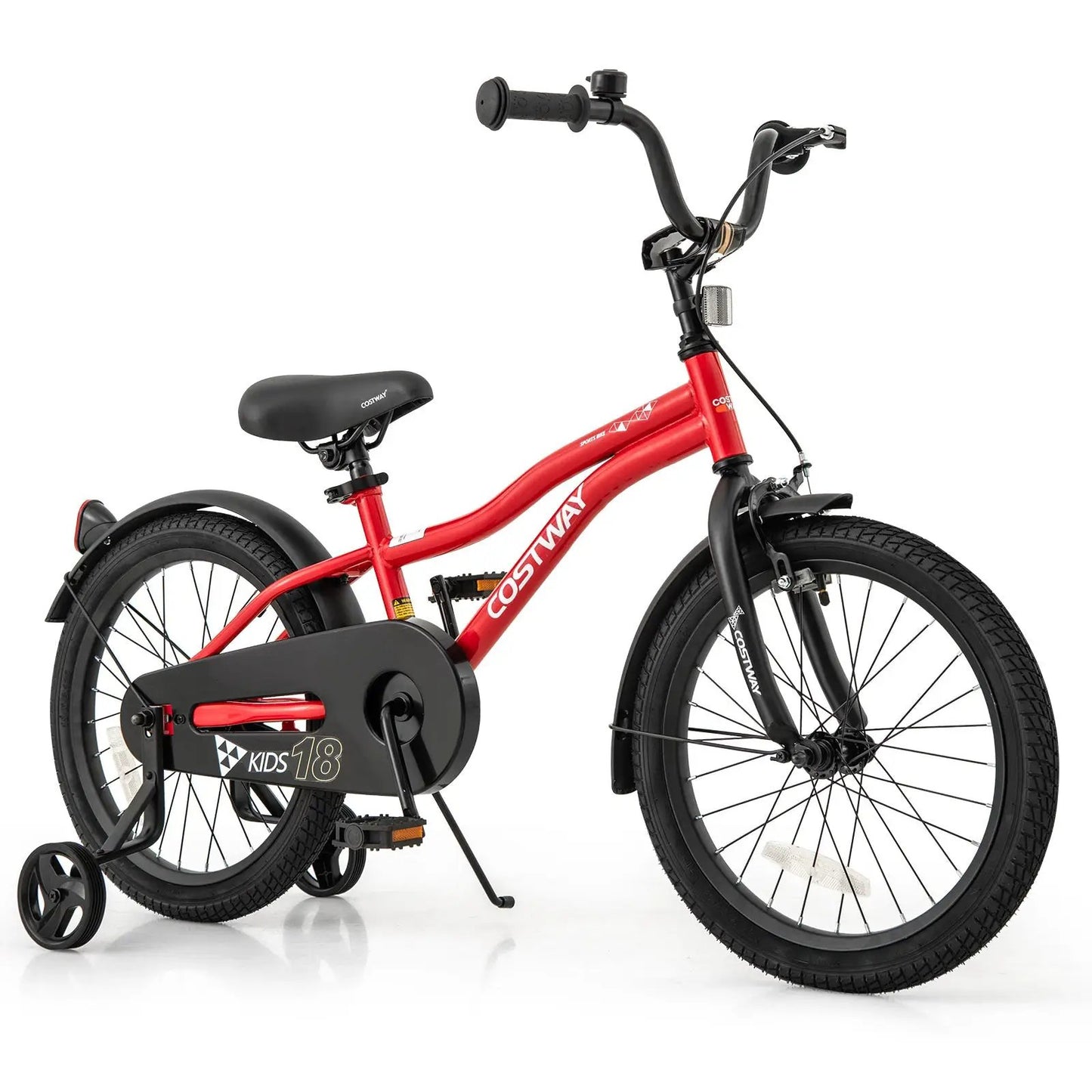 12 Inch Kids Bike Adjustable Bicycle with Reflectors and Bell for 3-4 Years Old - Tampa Home & Garden Store