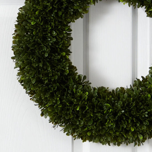 19.5” Tea Leaf Wreath UV Resistant (Indoor / Outdoor) - Tampa Home & Garden Store