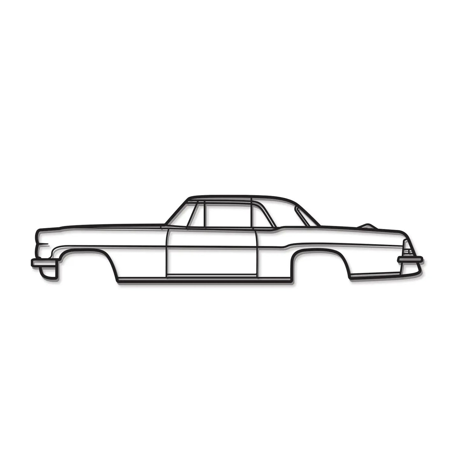 1956 Continental Mark II metal wall art silhouette by Modello Turbo on Tampa Home & Garden Store