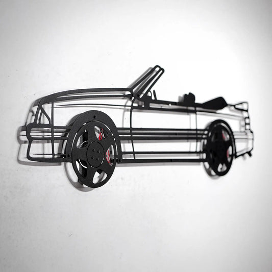 1993 Mustang GT Convertible Wall Art – Steel & Spinning Wheels-KAFMEKA002 - Tampa Home & Garden Store