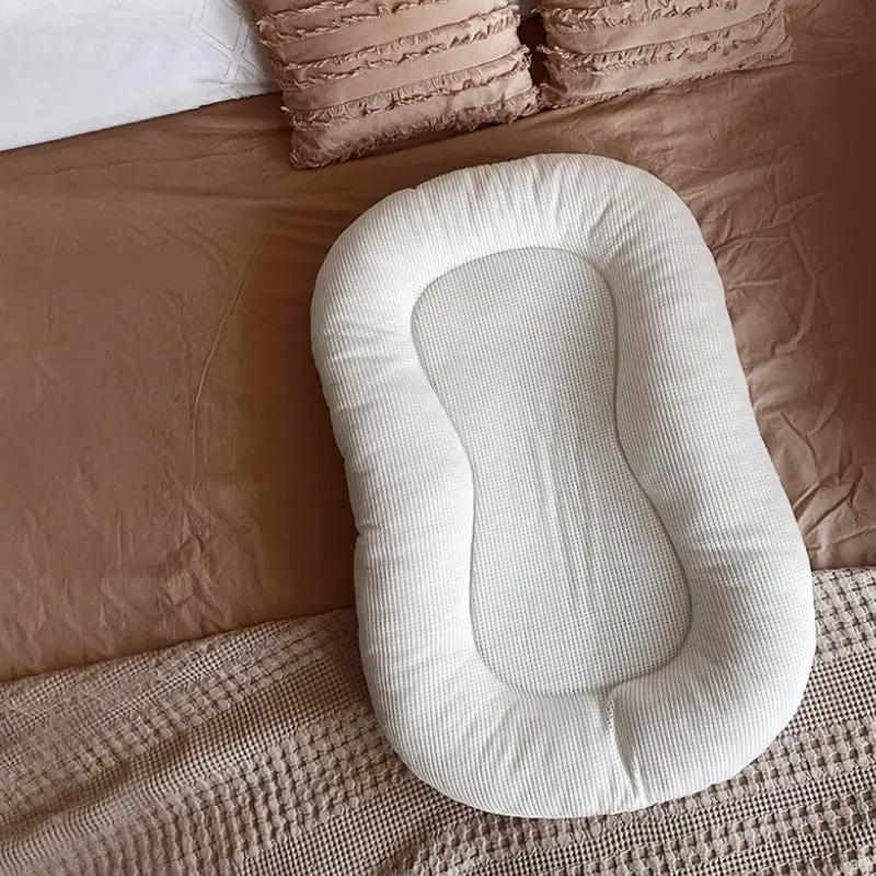 Crib bed newborn baby security and comfort cushion white U-shaped bumper for bassinet VIP on Tampa Home & Garden Store