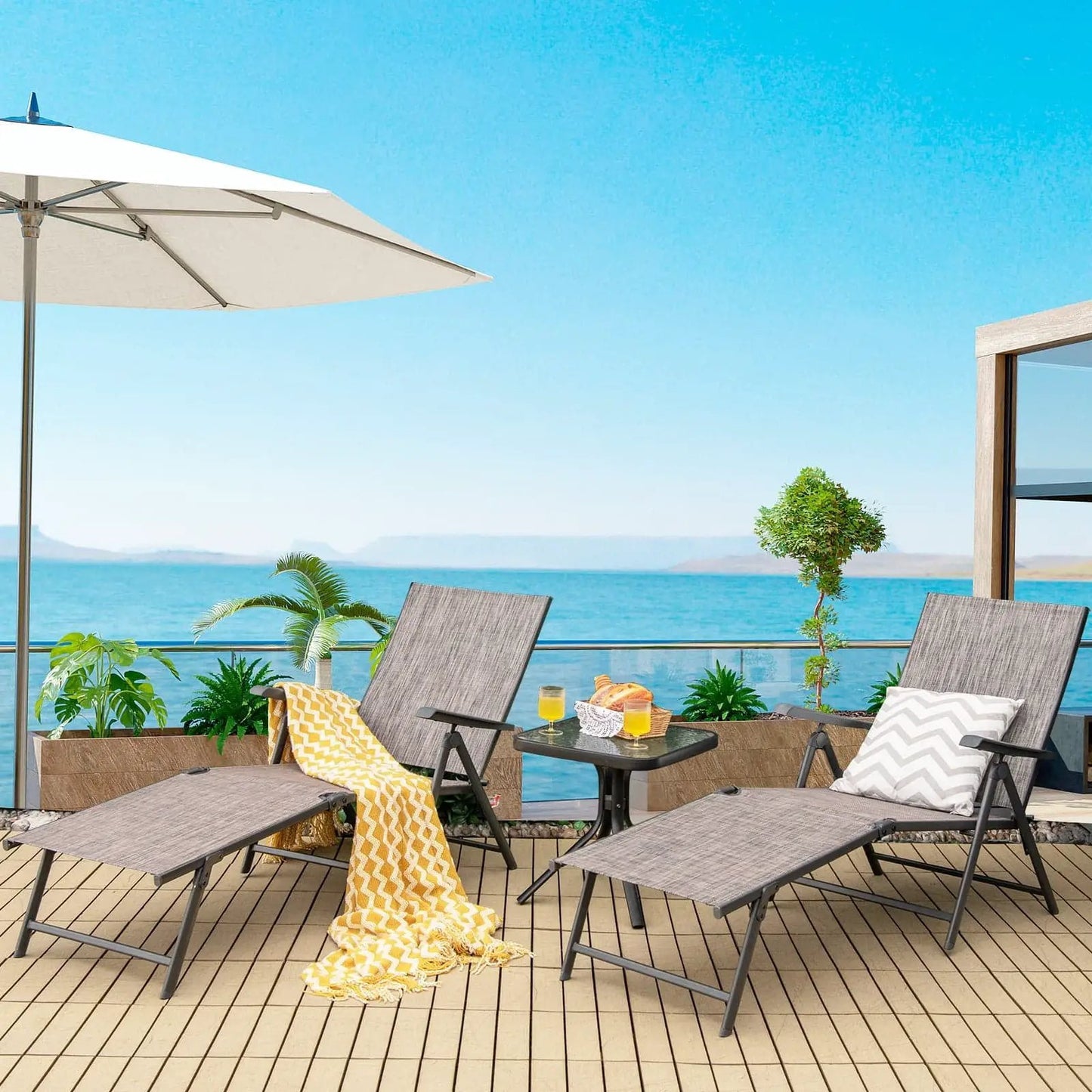 2 Pack Folding Chairs Sturdy Wood Dining Chairs