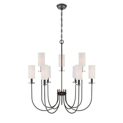 Monroe 9 Light Bronze Chandelier For Home