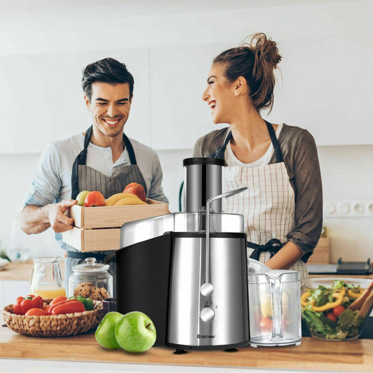 Extractor de zumo eléctrico de 2 velocidades para frutas y verduras
