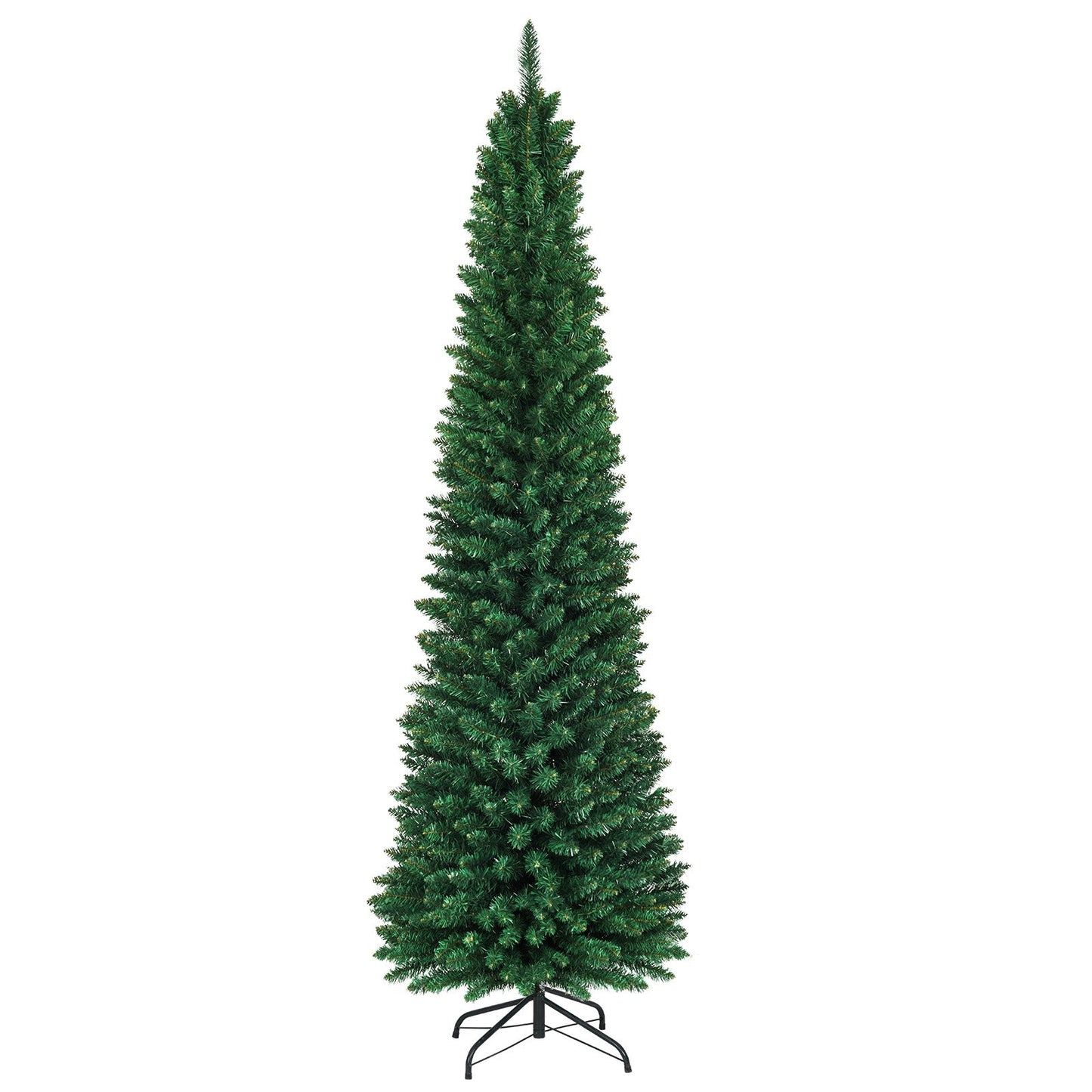 PVC Artificial Slim Pencil Christmas Tree-9 Feet
