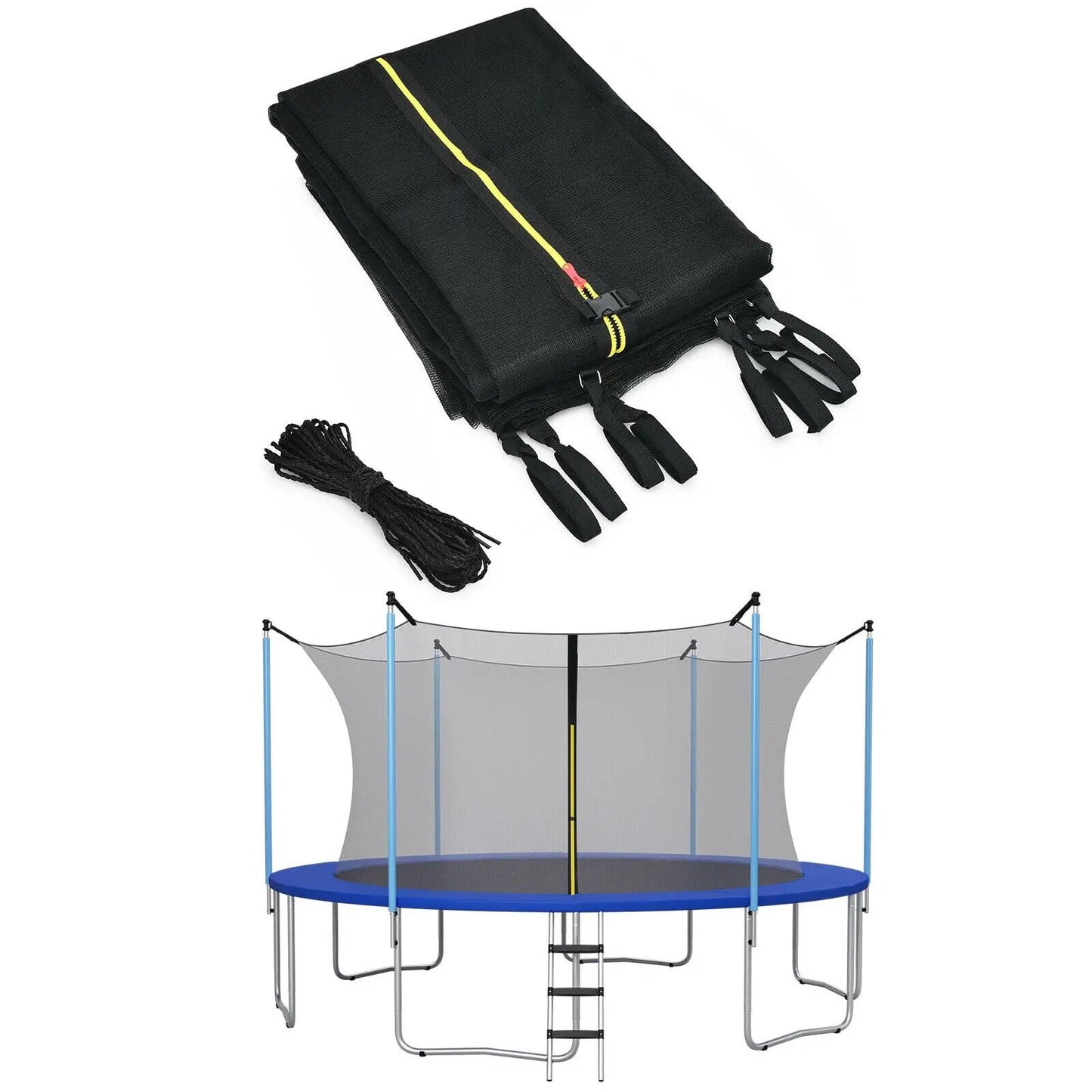 16Ft Replacement Weather-Resistant Trampoline Safety Enclosure Net - Tampa Home & Garden Store