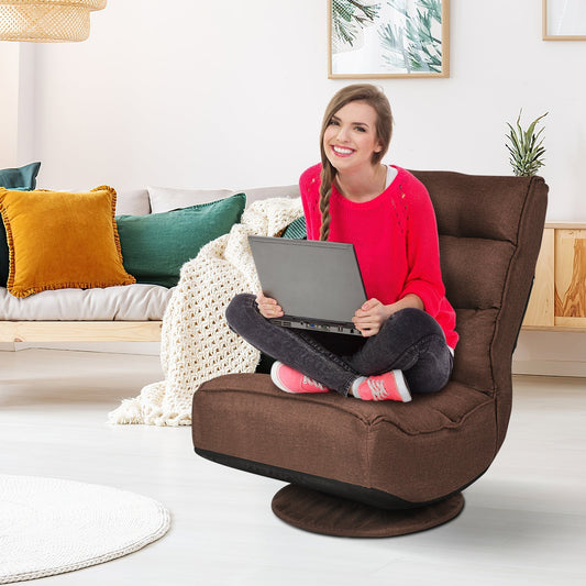 5-Position Folding Floor Gaming Chair - Tampa Home & Garden Store