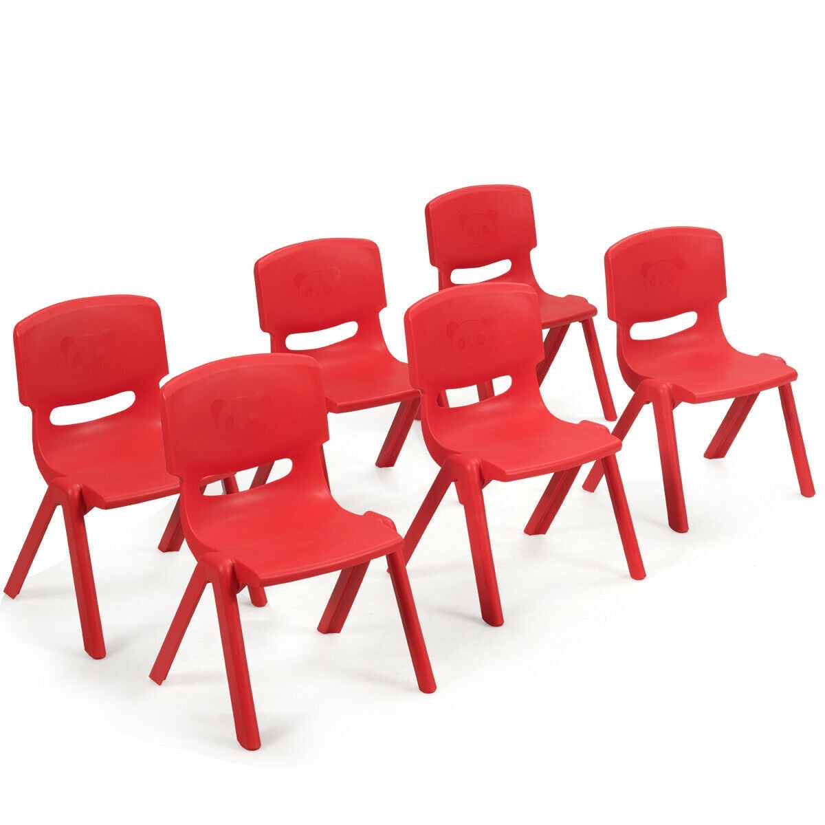 6-pack Kids Plastic Stackable Classroom Chairs - Tampa Home & Garden Store