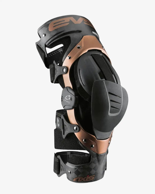 Axis Pro Knee Brace with Stretch Fit Strap, EVS Sports black copper motorcycle knee guard on Tampa Home & Garden Store