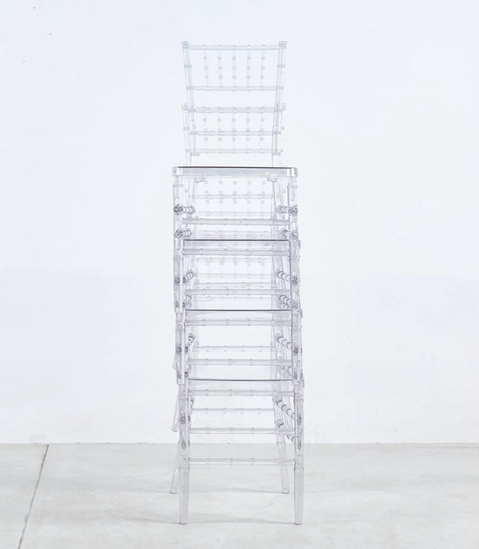 Welding chair set of 4, transparent clear acrylic seats by Unique Piece Furniture on Tampa Home & Garden Store