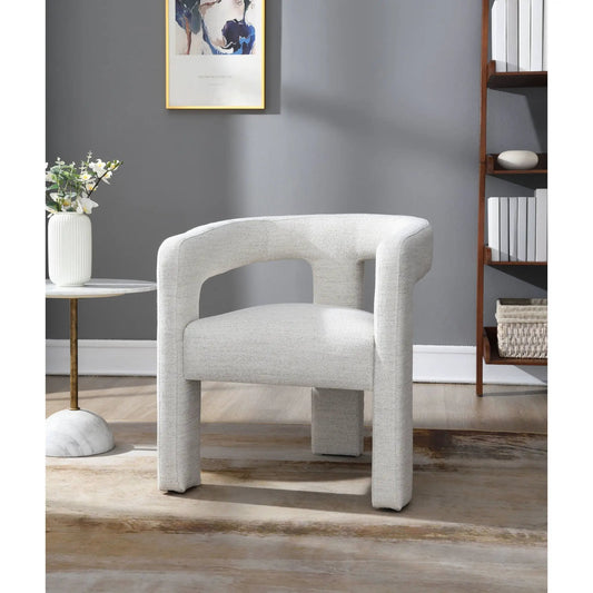 Lomas Boucle Side Chair Set of 2 in beige boucle upholstery by Unique Piece Furniture on Tampa Home & Garden Store