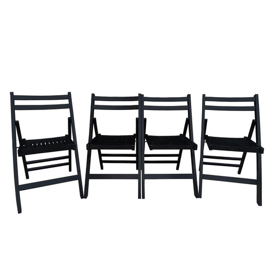 Folding Special Event Chair set of 4, black metal frame by Unique Piece Furniture on Tampa Home & Garden Store