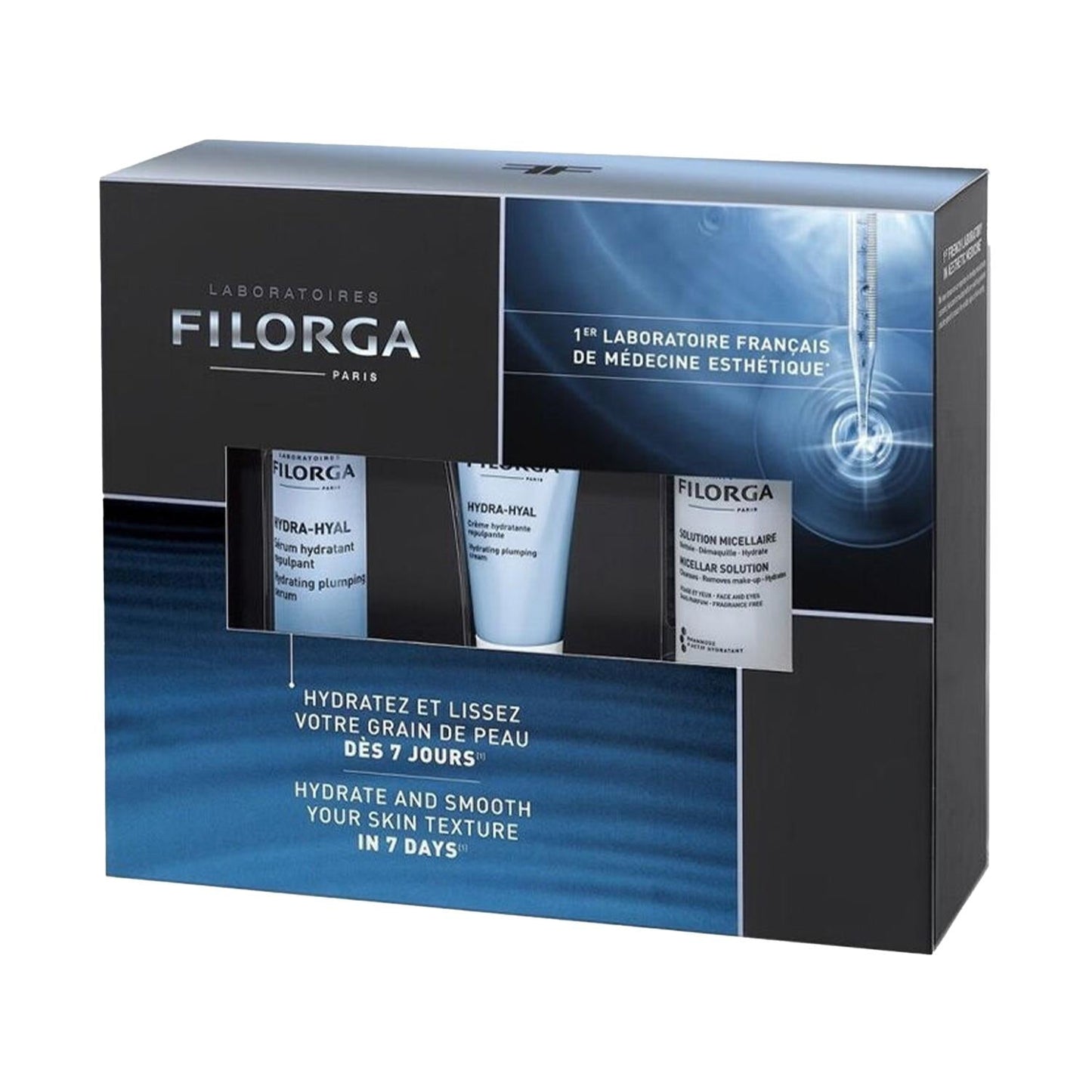Filorga Hydrate And Smooth 7-Day Skincare Set box with packaging by Beauty Care Bag on Tampa Home & Garden Store