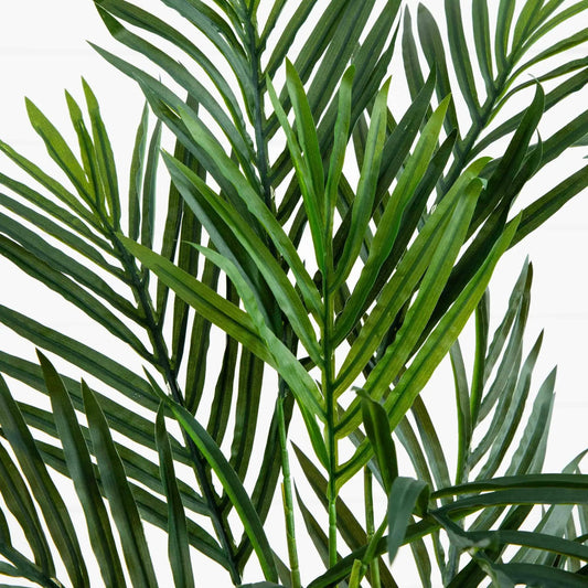 Artificial Areca Palm Tree leaves close-up, UV resistant, Nearly Natural indoor/outdoor on Tampa Home & Garden Store