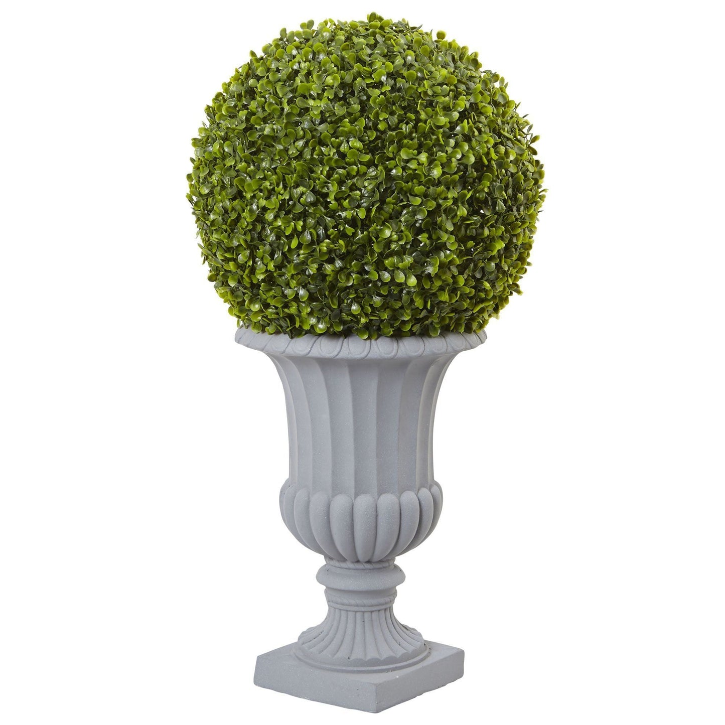 2.5’ Boxwood Topiary with Urn (Indoor/Outdoor) - Tampa Home & Garden Store