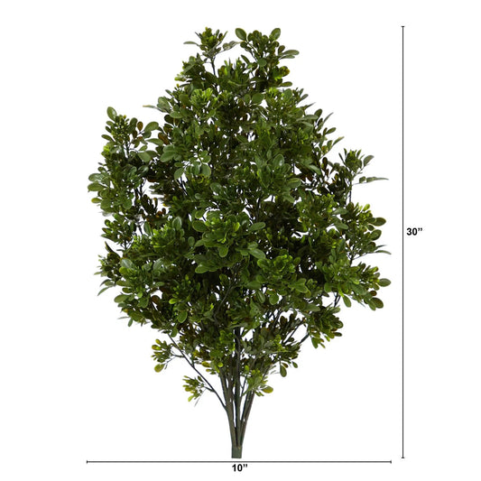 Tea Leaf artificial plant 2.5ft UV Resistant Nearly Natural indoor/outdoor use on Tampa Home & Garden Store