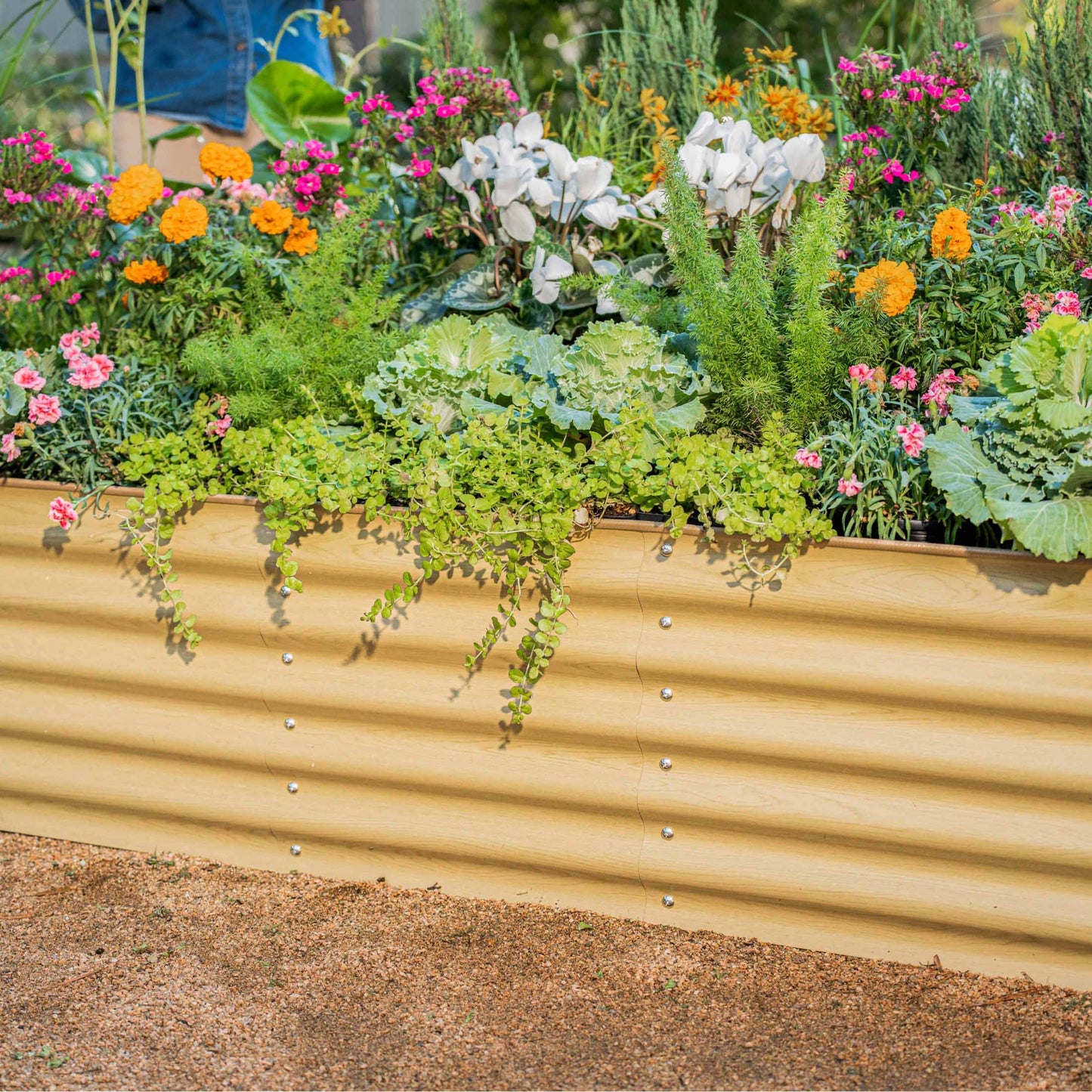 17" Tall Large Raised Garden Bed Kit | 9 in 1 Modular Metal - Tampa soil911.com