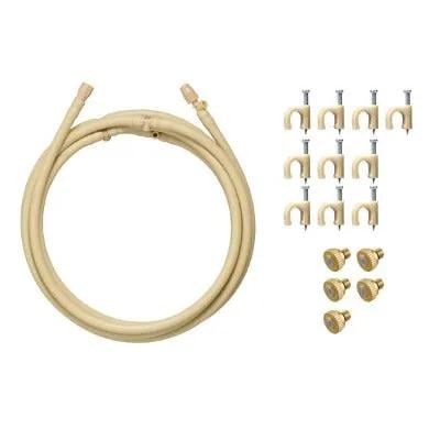 Orbit Basic Extension Cooling Mist Kit for Outdoor Use with beige tubing and brass fittings on Tampa Home & Garden Store