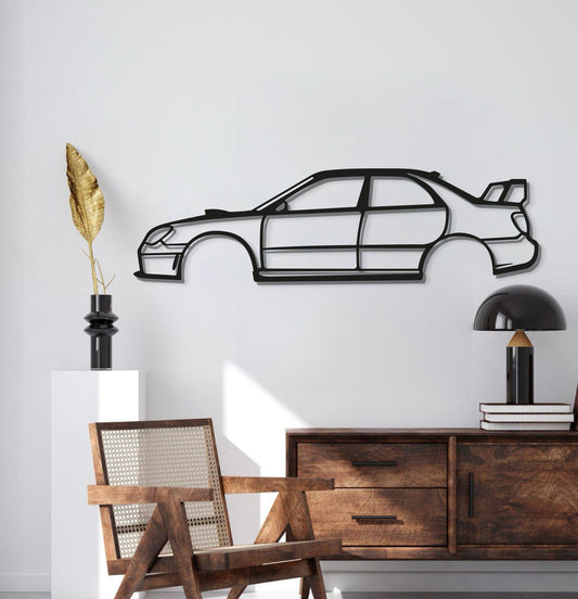 Arte metálico de pared de coche 2006 WRX STI Hawkeye - MT0338